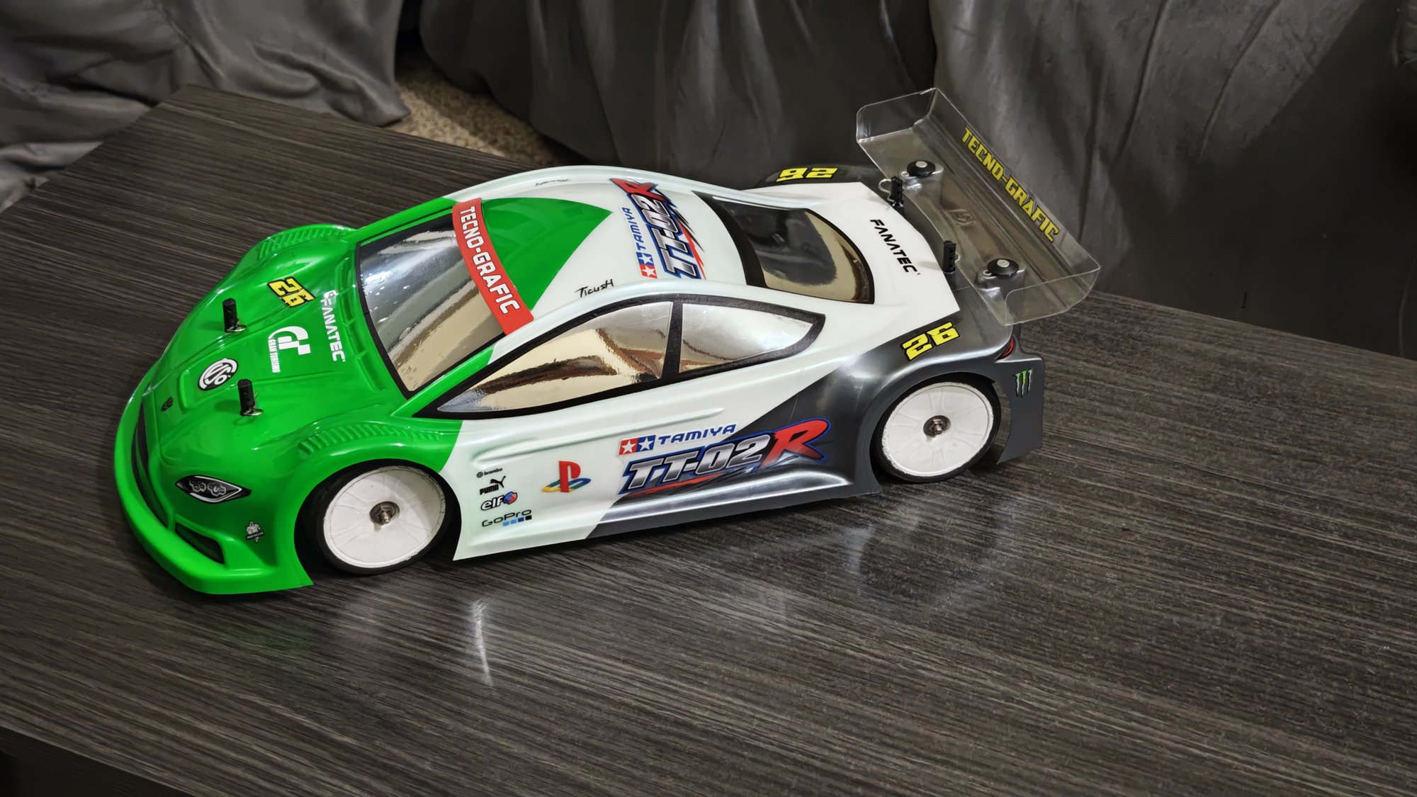 Tamiya TT-02R, Piste 1/10 TC Stock 13.5T, voiture radiocommandée de Ticu Cusó, AMSA Trinitat